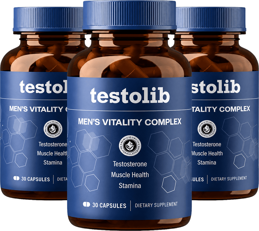 Testolib Men's Vitality Complex — 90-dages forsyning